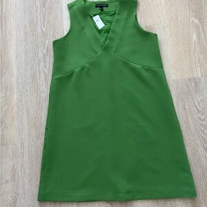 Banana Republic Factory Green V-Neck Dress